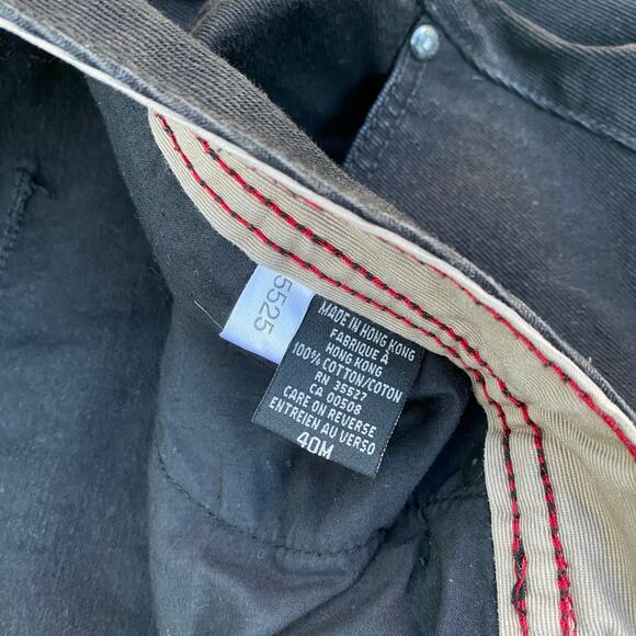 Le Jean De Marithe Francois Girbaud Men's Y2K Vintage Embroidered Black Jeans 40 - Picture 5 of 7